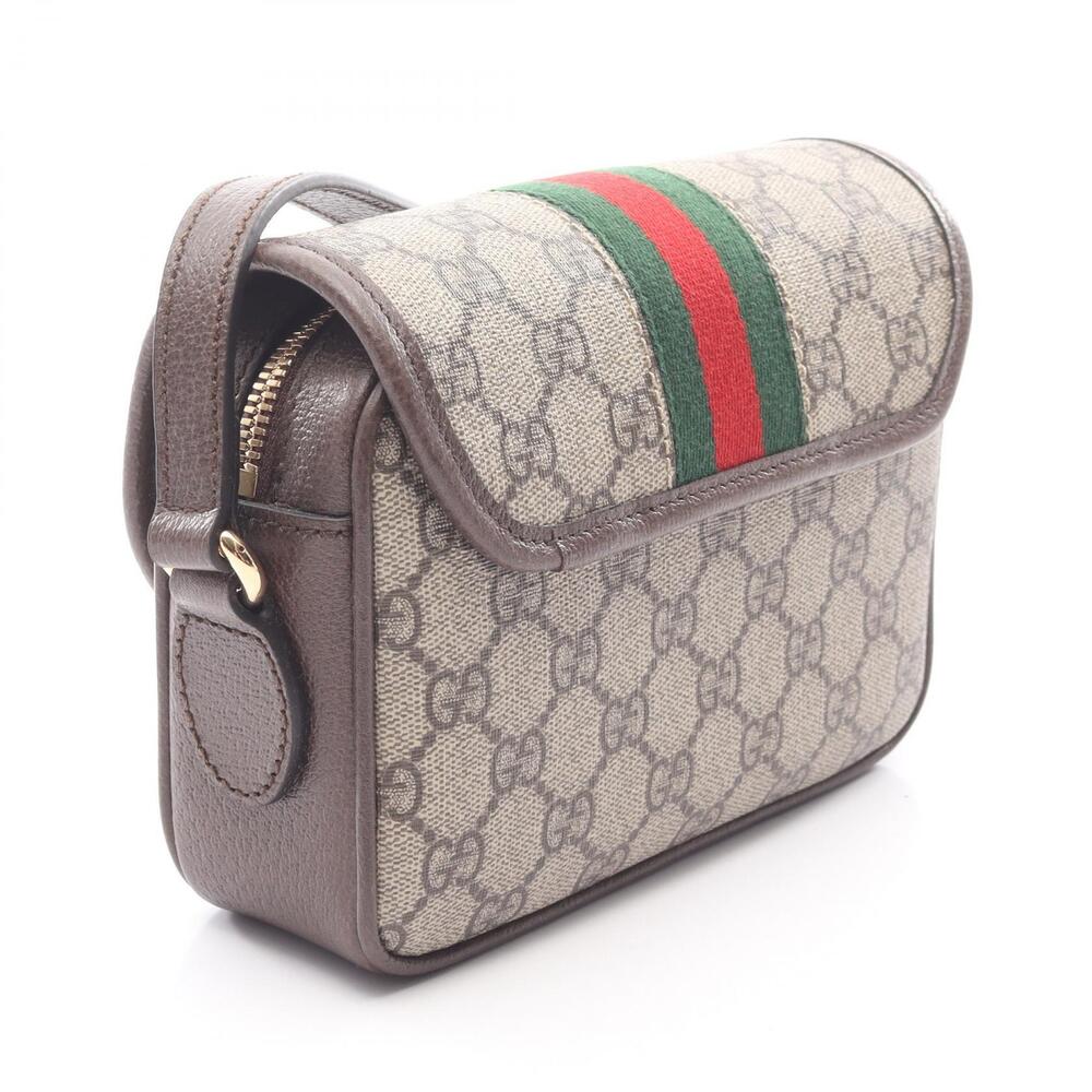 Gucci GG Sherry Tan Ophidia Multicolor Bag Line Supreme Brown Shoulder